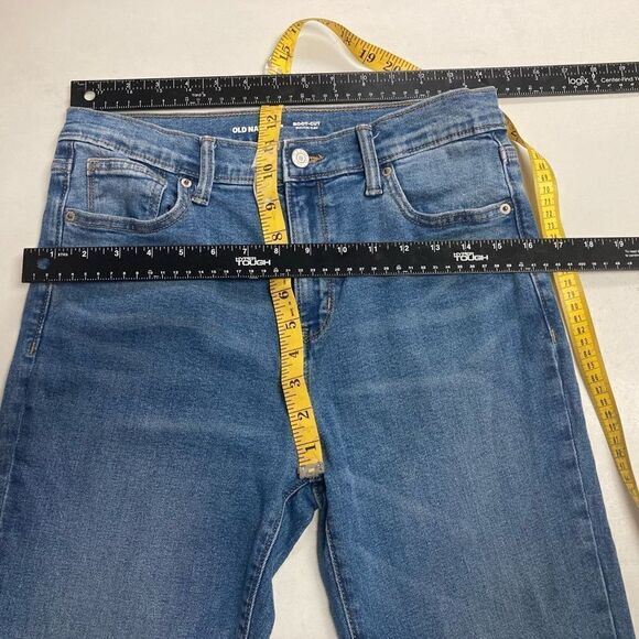 OLD NAVY GIRLS Boot Cut Jeans Size 18‎ Blue Built-In Flex Inseam 30” - Picture 7 of 8